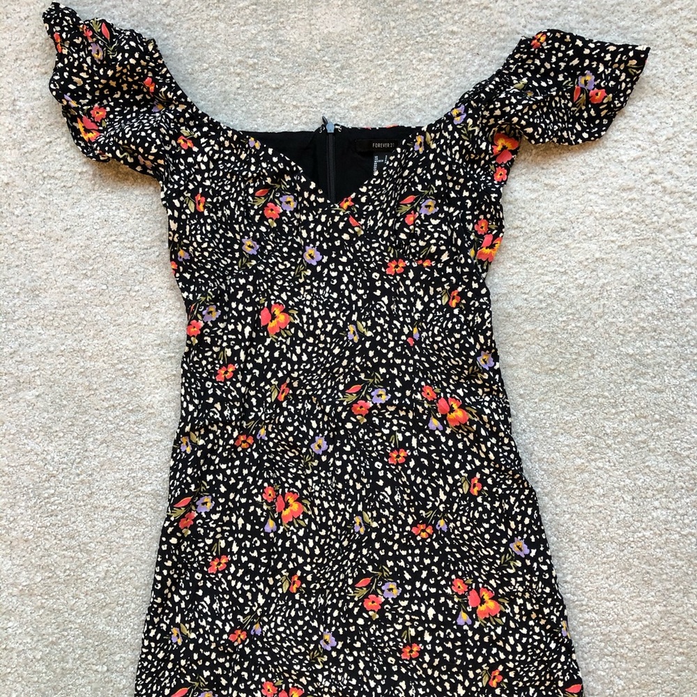 Forever 21 cheetah print sundress.